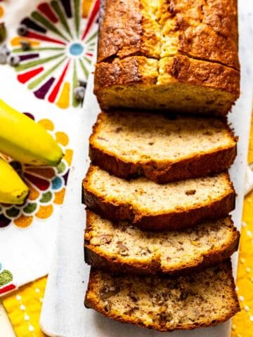banana bread without baking soda featured image.